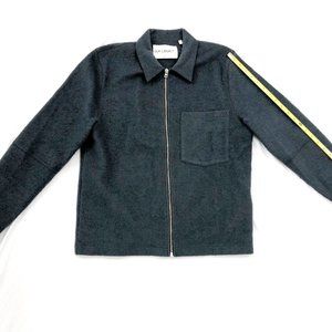 Our Legacy raw edge blouson zip shirt